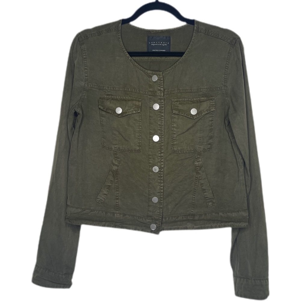SANCTUARY Cropped Utility Jacket